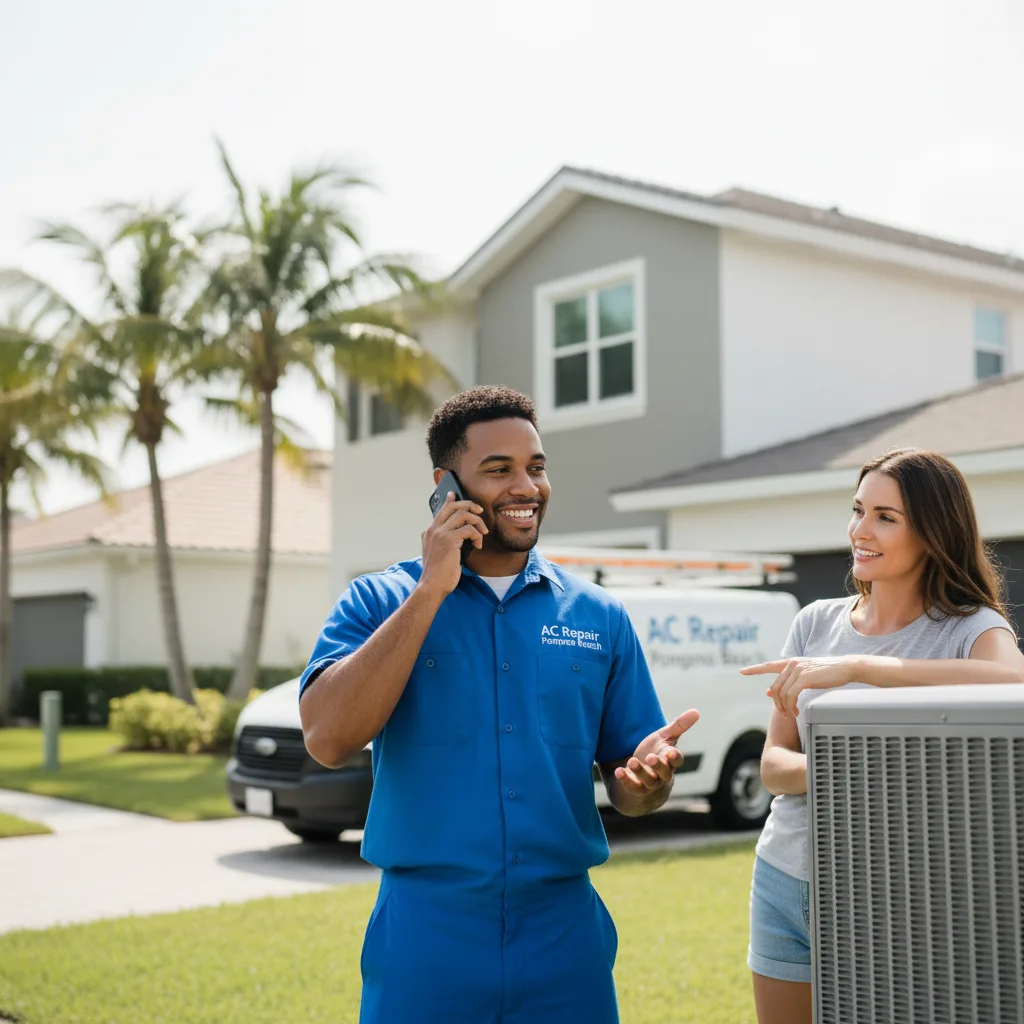AC Repair Pompano Beach customer support in Fleming